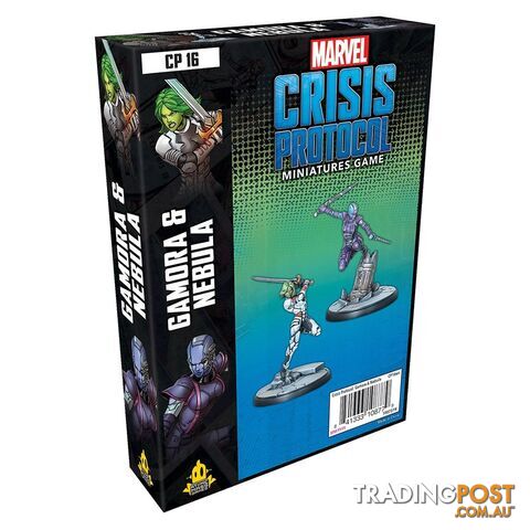 Marvel Crisis Protocol Nebula & Gamora Character Pack Miniatures Board Game - Atomic Mass Games - Tabletop Miniatures GTIN/EAN/UPC: 841333108779