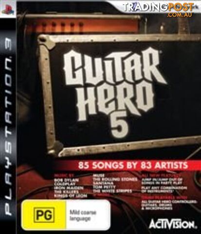 Guitar Hero 5 [Pre-Owned] (PS3) - Activision - Retro P/O PS3 Software...