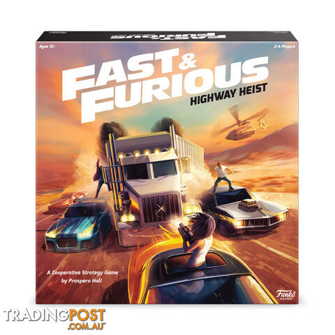 Fast & Furious Highway Heist Board Game - Funko - Tabletop Board Game...