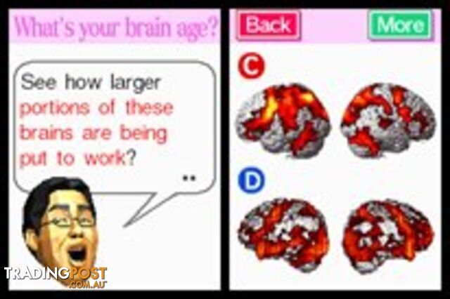 Dr Kawashima's Brain Training: How Old is Your Brain? [Pre-Owned] (DS) - Nintendo - P/O DS Software GTIN/EAN/UPC: 045496737122 - photo 3 of 5