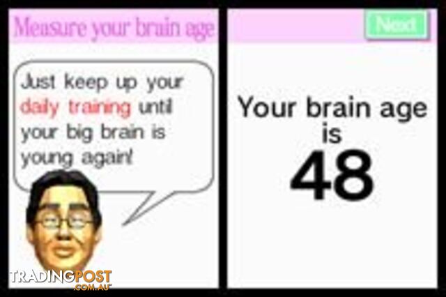 Dr Kawashima's Brain Training: How Old is Your Brain? [Pre-Owned] (DS) - Nintendo - P/O DS Software GTIN/EAN/UPC: 045496737122 - photo 2 of 5