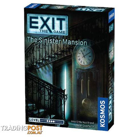 Exit The Game: The Sinister Mansion Puzzle Game - Thames & Kosmos - Tabletop Puzzle Game GTIN/EAN/UPC: 814743013636