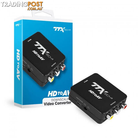 TTX Tech HDMI to AV Converter Adapter - TTX Tech - PS4 Accessory GTIN/EAN/UPC:...