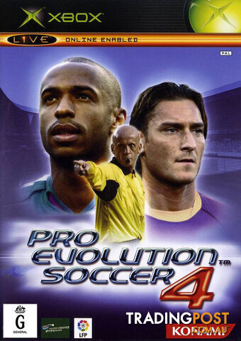 Pro Evolution Soccer 4 [Pre-Owned] (Xbox (Original)) - Retro Xbox Software GTIN/EAN/UPC: 4012927030981