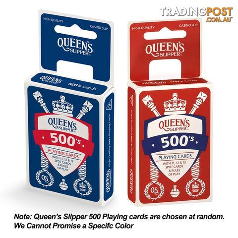 Queen's Slipper 500 Playing Cards - Queen's Slipper - Tabletop Card Game GTIN/EAN/UPC: 9310029442059