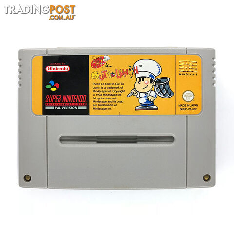 Pierre Le Chef is Out to Lunch [Pre-Owned] (SNES) - MPN REFSNPLCIOL - Retro...