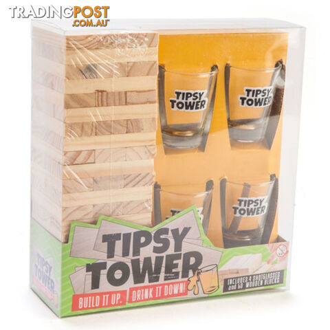 Tipsy Tower Drinking Game - Creative Distribution - Tabletop Board Game GTIN/EAN/UPC: 9318051122185