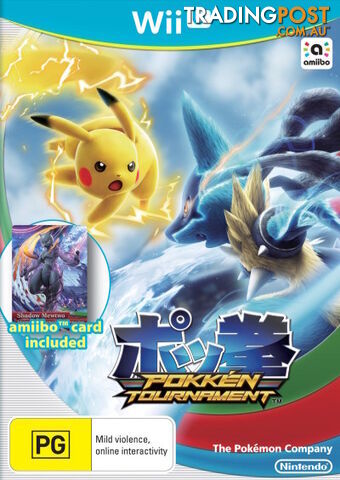 Pokken Tournament (Wii U WiiU) - Nintendo WIIUPOKTOUR - Wii U Software GTIN/EAN/UPC: 9318113991667 - photo 2 of 6