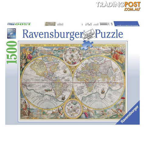 Ravensburger Historical Map 1500 Piece Jigsaw Puzzle - Ravensburger - Tabletop Jigsaw Puzzle GTIN/EAN/UPC: 4005556163816