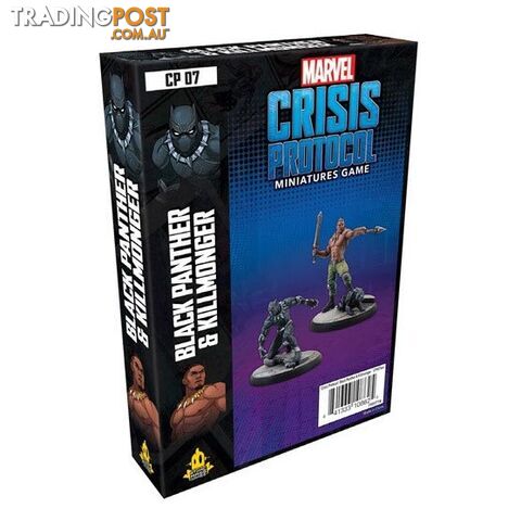 Marvel Crisis Protocol Black Panther & Killmonger Character Pack Miniatures Board Game - Atomic Mass Games - Tabletop Miniatures GTIN/EAN/UPC: 841333108625