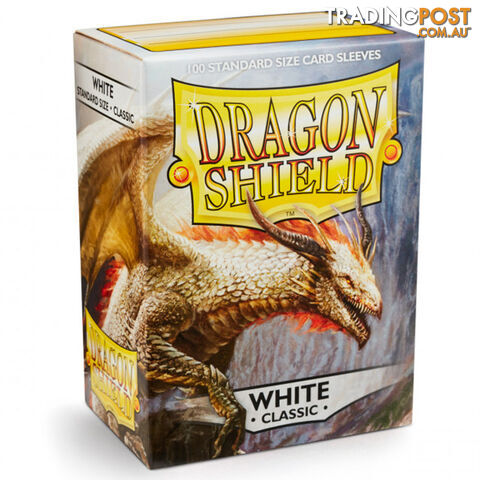 Dragon Shield Aequinox Classic White Sleeves 100 Pack - Arcane Tinmen Aps - Tabletop Trading Cards Accessory GTIN/EAN/UPC: 5706569100056