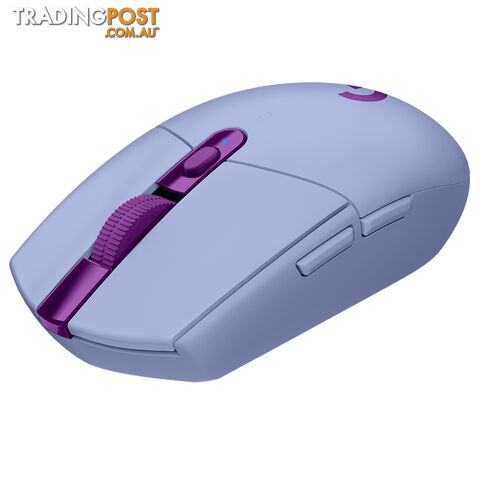 Logitech G305 Lightspeed Wireless Gaming Mouse (Lilac) - Logitech - PC Accessory GTIN/EAN/UPC: 097855163066 - photo 4 of 6