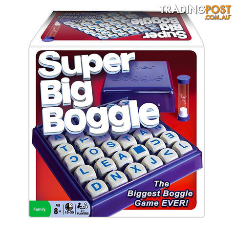 Super Big Boggle Board Game - Hasbro Gaming - Tabletop Board Game GTIN/EAN/UPC: 714043011656