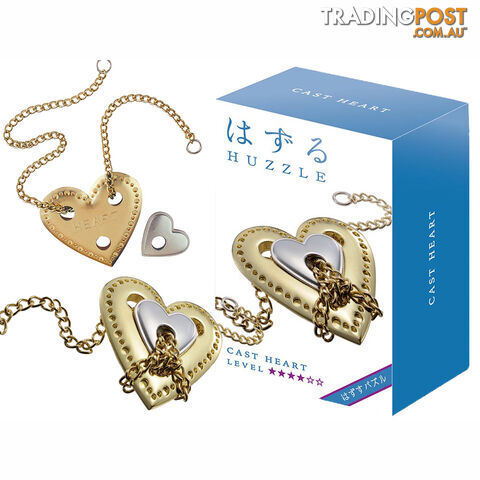 Hanayama Level 4 Cast Heart Puzzle - Hanayama Co.,LTD. - Tabletop Puzzle Game GTIN/EAN/UPC: 779090900131