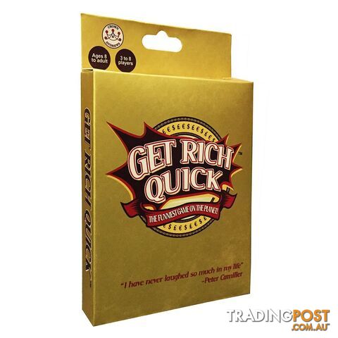 Get Rich Quick Card Game - Crown & Andrews CAA020125 - Tabletop Card Game GTIN/EAN/UPC: 9310281020125