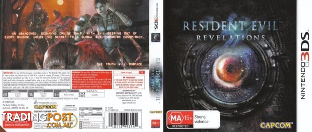 Resident Evil: Revelations [Pre-Owned] (3DS) - Capcom - P/O 2DS/3DS Software GTIN/EAN/UPC: 018113993140 - photo 2 of 7