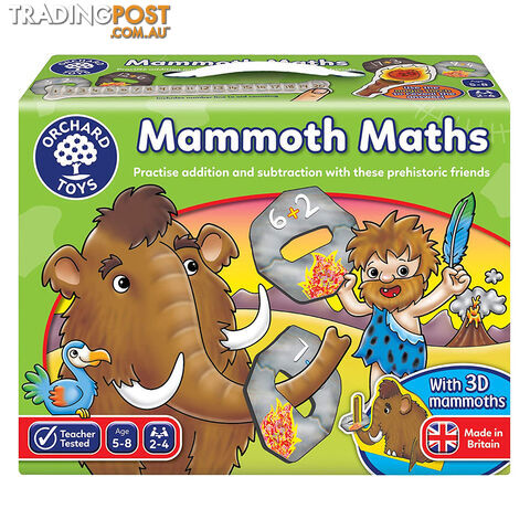 Orchard Toys Mammoth Maths Educational Game - Orchard Toys - Tabletop Board Game...