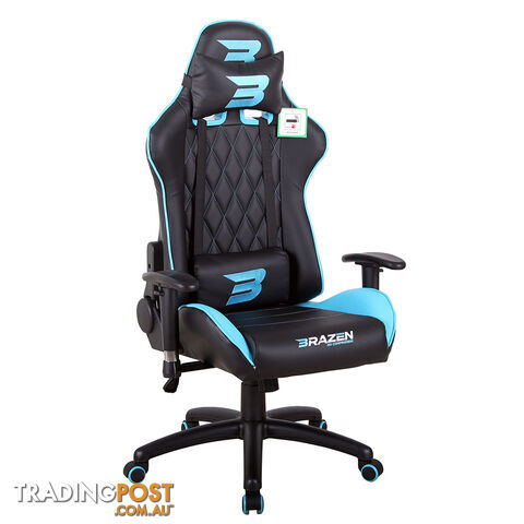 Brazen Phantom Elite PC Gaming Chair (Blue) - Brazen Gaming Chairs - Gaming Chair GTIN/EAN/UPC: 5060216442204
