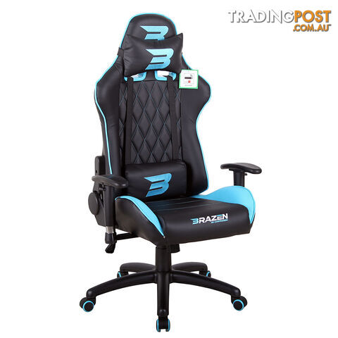 Brazen Phantom Elite PC Gaming Chair (Blue) - Brazen Gaming Chairs - Gaming Chair GTIN/EAN/UPC: 5060216442204