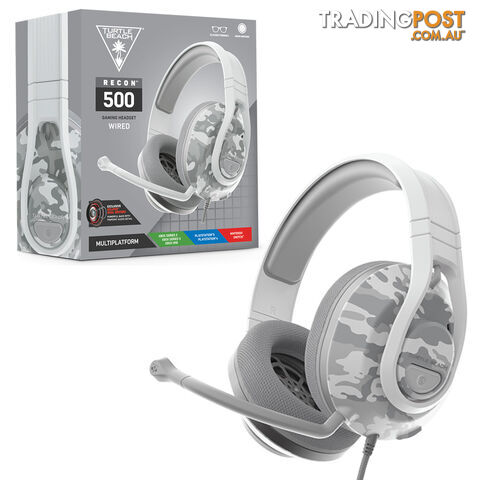 Turtle BeachÂ® Recon 500 Wired Multiplatform Gaming Headset (Arctic Camo) - Turtle Beach - Headset GTIN/EAN/UPC: 731855064052