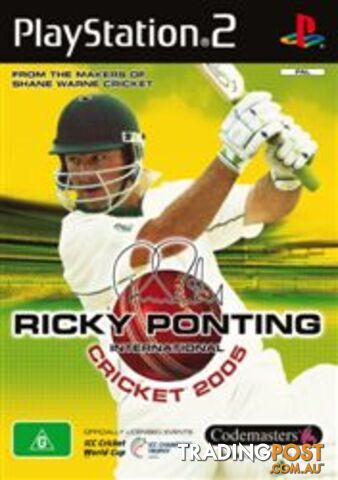Ricky Ponting International Cricket 2005 [Pre-Owned] (PS2) - Codemasters - Retro...