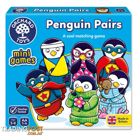 Penguin Pairs Card Game - Orchard Toys - Tabletop Card Game GTIN/EAN/UPC: 5011863102034
