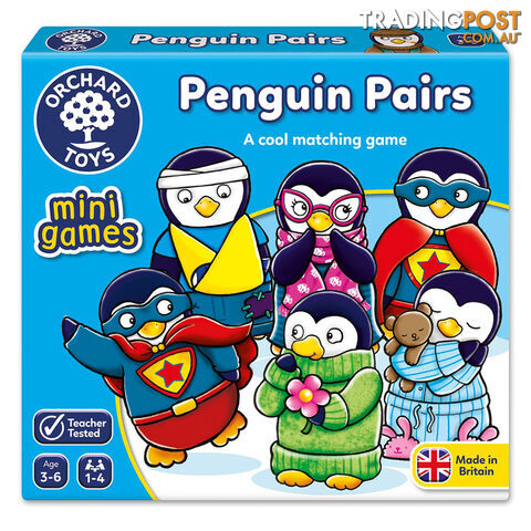 Penguin Pairs Card Game - Orchard Toys - Tabletop Card Game GTIN/EAN/UPC: 5011863102034