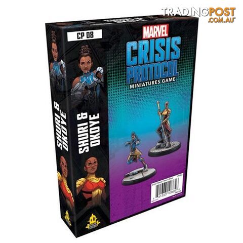 Marvel Crisis Protocol Okoye & Shuri Character Pack Miniatures Board Game - Atomic Mass Games - Tabletop Miniatures GTIN/EAN/UPC: 841333108656