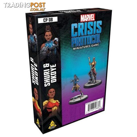 Marvel Crisis Protocol Okoye & Shuri Character Pack Miniatures Board Game - Atomic Mass Games - Tabletop Miniatures GTIN/EAN/UPC: 841333108656
