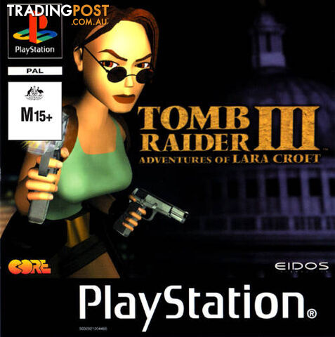 Tomb Raider III Lara Croft [Pre-Owned] (PS1) - Retro PS1 Software