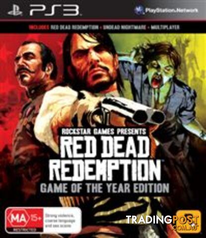Red Dead Redemption Game of the Year Edition [Pre-Owned] (PS3) - Rockstar Games - Retro P/O PS3 Software GTIN/EAN/UPC: 5026555407434