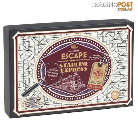Escape from the Starline Express Puzzle Game - Professor Puzzle - Tabletop Board Game GTIN/EAN/UPC: 5056297206194