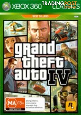 Grand Theft Auto IV [Pre-Owned] (Xbox 360) - Rockstar Games - P/O Xbox 360 Software GTIN/EAN/UPC: 5026555245975