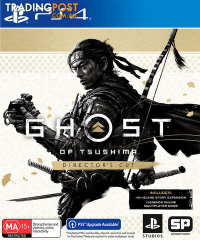 Ghost of Tsushima Directors Cut (PS4) - Sony Interactive Entertainment - PS4 Software GTIN/EAN/UPC: 711719714897