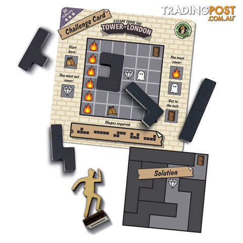 Professor Puzzle Escape from the Tower of London Puzzle Game - Professor Puzzle - Tabletop Board Game GTIN/EAN/UPC: 5056297206743 - photo 4 of 4