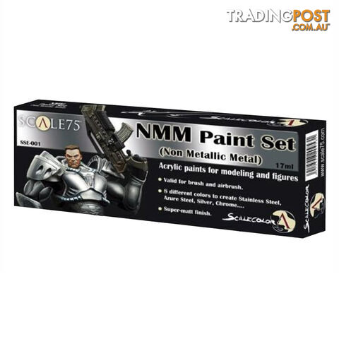 Scale 75 Scalecolor NMM Steel Paint Set - Scale75 - Tabletop Miniatures GTIN/EAN/UPC: 8412548209531