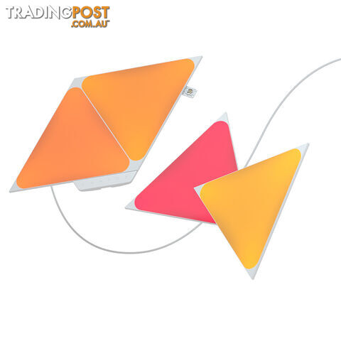 Nanoleaf Shapes Triangle 4 Panel Starter Kit - Nanoleaf - Merch Decor and Lifestyle GTIN/EAN/UPC: 840102702538 - photo 2 of 9