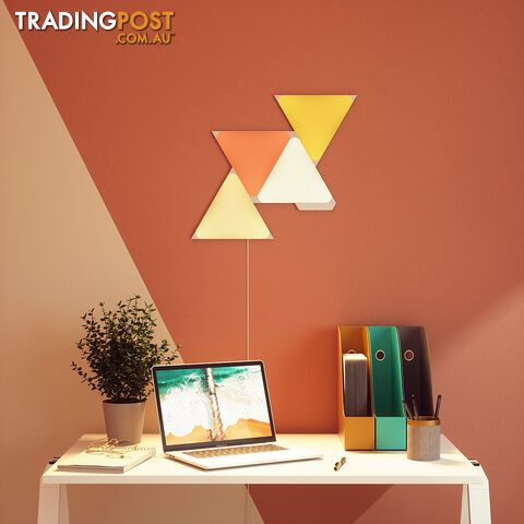 Nanoleaf Shapes Triangle 4 Panel Starter Kit - Nanoleaf - Merch Decor and Lifestyle GTIN/EAN/UPC: 840102702538 - photo 3 of 9