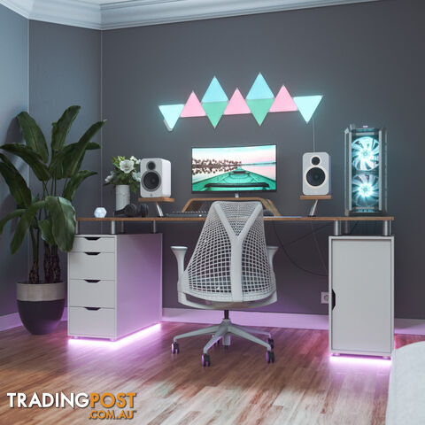Nanoleaf Shapes Triangle 4 Panel Starter Kit - Nanoleaf - Merch Decor and Lifestyle GTIN/EAN/UPC: 840102702538 - photo 4 of 9