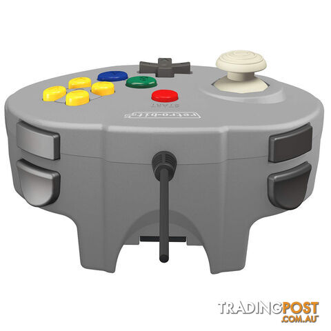 Retro-Bit Tribute 64 Wired N64 Controller for Nintendo 64 (Grey) - Retro-bit - Retro N64 Accessory GTIN/EAN/UPC: 849172012004 - photo 5 of 7
