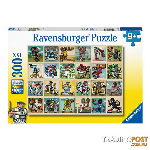 Ravensburger Awesome Athletes 300 XXL Piece Jigsaw Puzzle - Ravensburger - Tabletop Jigsaw Puzzle GTIN/EAN/UPC: 4005556129775