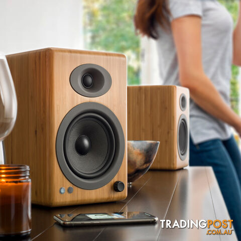 Audioengine A5+ Wireless Speaker System (Bamboo) - Audioengine - PC Accessory GTIN/EAN/UPC: 852225007087 - photo 4 of 5
