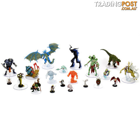 Dungeons & Dragons Icons of the Realms: Fangs and Talons Pre-Painted Plastic Figures Booster Box - WizKids - Tabletop Role Playing Game GTIN/EAN/UPC: 634482960004