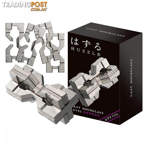 Hanayama Level 6 Hourglass Cast Puzzle - Hanayama Co.,LTD. - Tabletop Puzzle Game GTIN/EAN/UPC: 779090901015