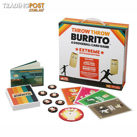 Throw Throw Burrito Extreme Outdoor Edition Board Game - Exploding Kittens LLC - Tabletop Board Game GTIN/EAN/UPC: 852131006297