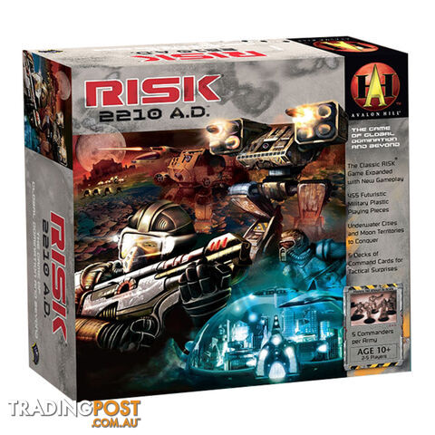 Risk 2210 A.D Board Game - Avalon Hill Games - Tabletop Board Game GTIN/EAN/UPC: 076930866009