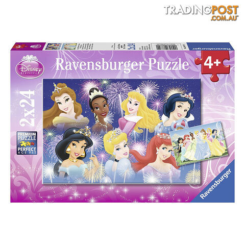 Ravensburger Disney's Beautiful Princesses 2 x 24 Piece Jigsaw Puzzle - Ravensburger - Tabletop Jigsaw Puzzle GTIN/EAN/UPC: 4005556088720