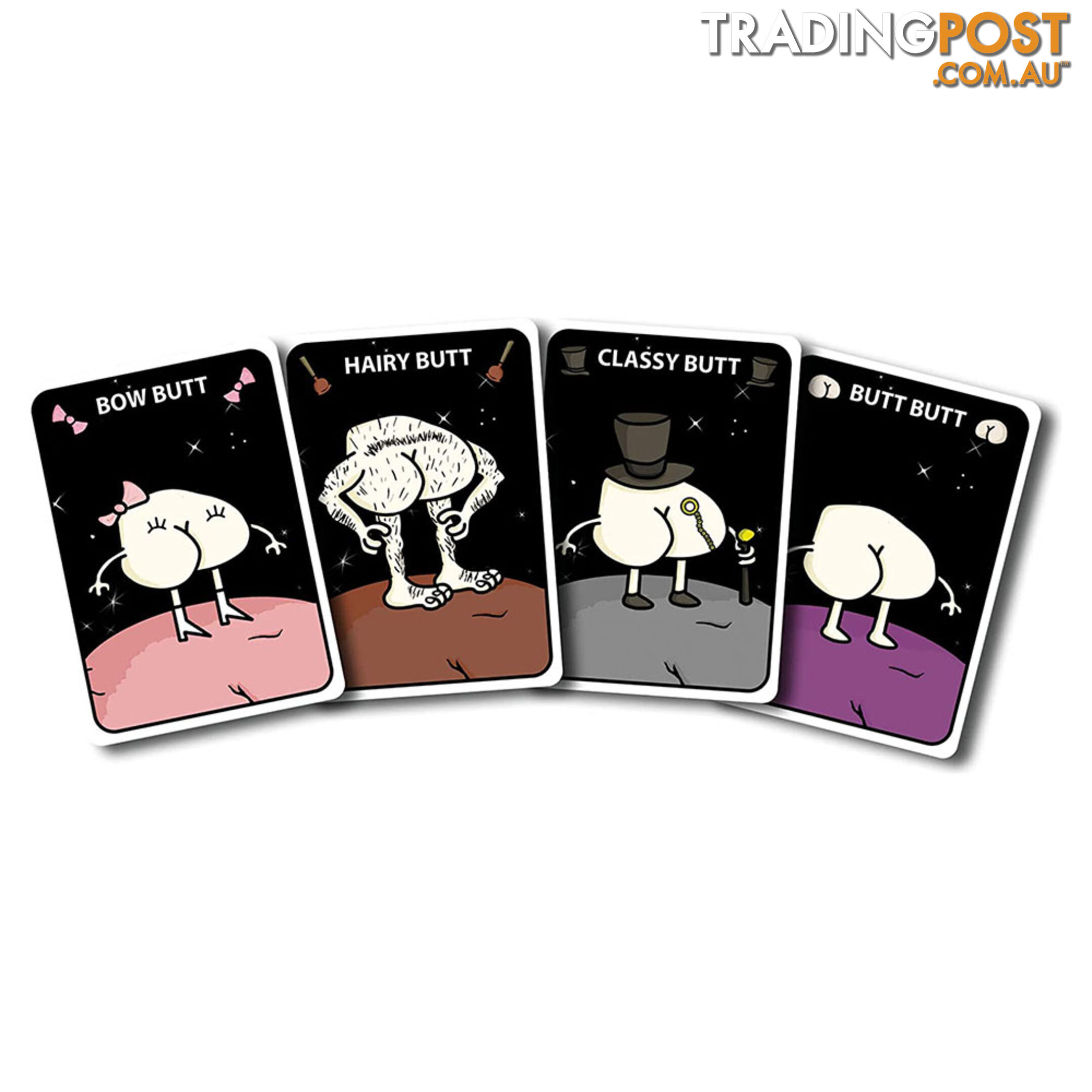 Butts in Space Card Game - The Dusty Tophat Ltd - Tabletop Card Game GTIN/EAN/UPC: 860241001200