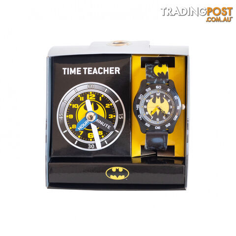 Time Teacher Batman Printed Strap Watch Pack - You Monkey AUS - Merch Clothing Accessories GTIN/EAN/UPC: 030506525448