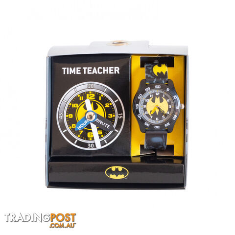 Time Teacher Batman Printed Strap Watch Pack - You Monkey AUS - Merch Clothing Accessories GTIN/EAN/UPC: 030506525448